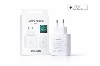 45W Fast Charging PD Adapter Type C Power Charger Plug Compatible For S24 S23 S22 Ultra Note 20 And Type-C Mobile Phones