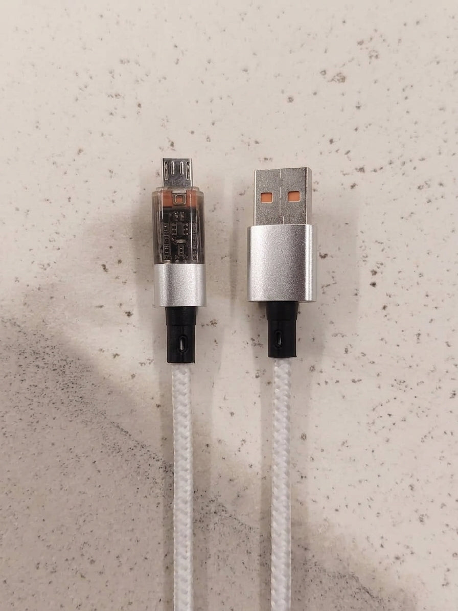 AWA Heavy-Duty Micro-USB Charging Cable – Ultra-Durable Nylon Braided Sync Wire