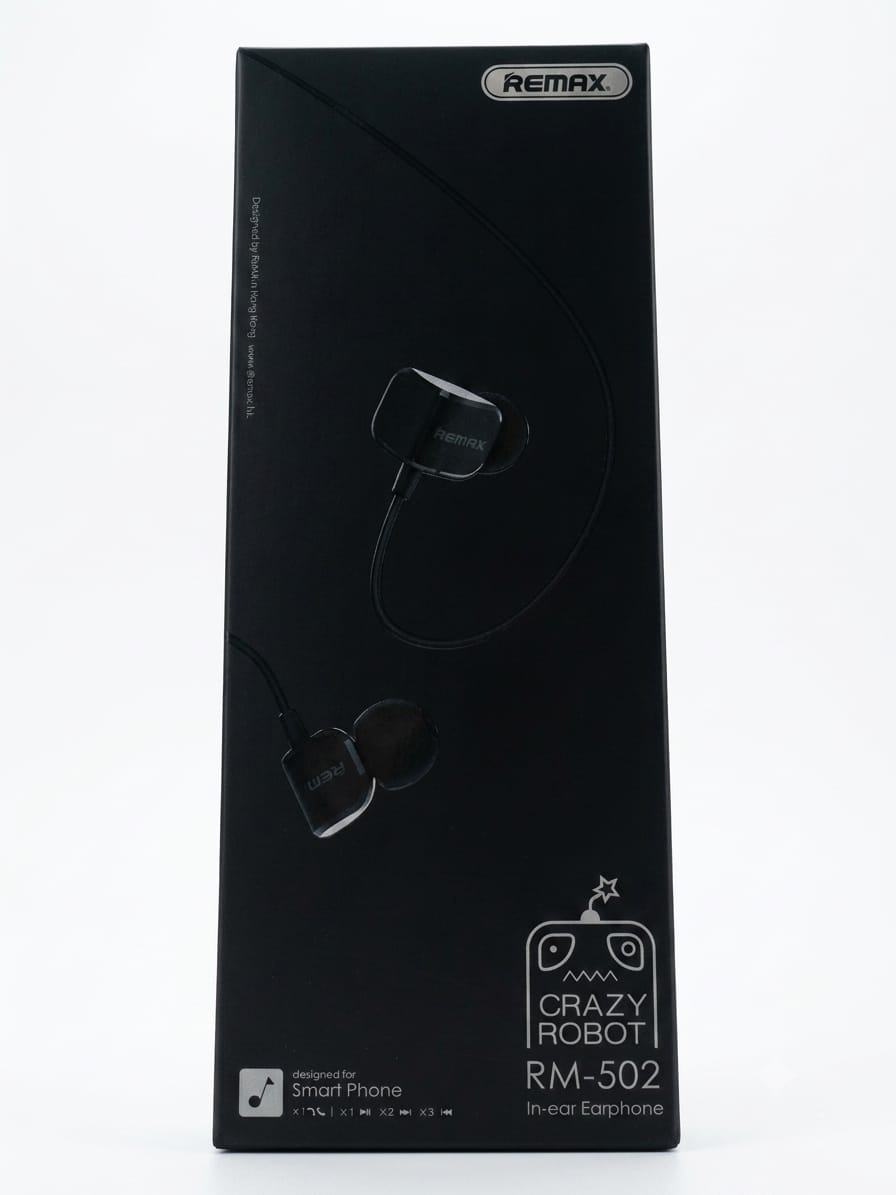 Handfree Remax Model RM-502 Crazy Robot In Earphone With [ 3.5mm ] Contact Pin with (1m) lenght