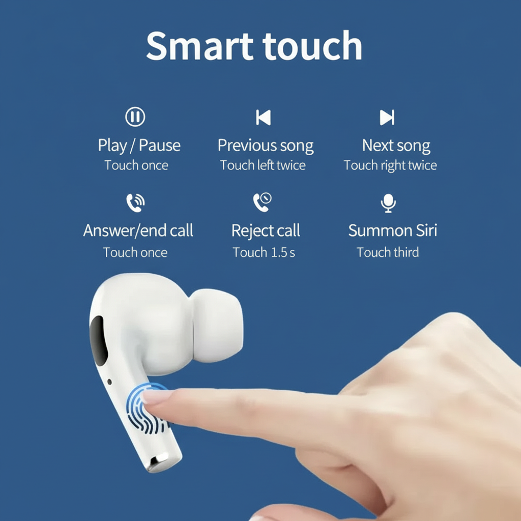Wireless Earphones (2nd Gen) with Magnetic Charging Case – HD Sound TWS Earbuds