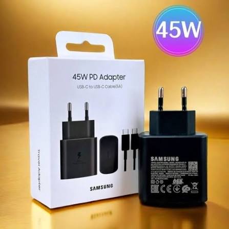 45W Fast Charging PD Adapter Type C Power Charger Plug Compatible For S24 S23 S22 Ultra Note 20 And Type-C Mobile Phones