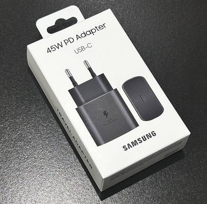45W Fast Charging PD Adapter Type C Power Charger Plug Compatible For S24 S23 S22 Ultra Note 20 And Type-C Mobile Phones