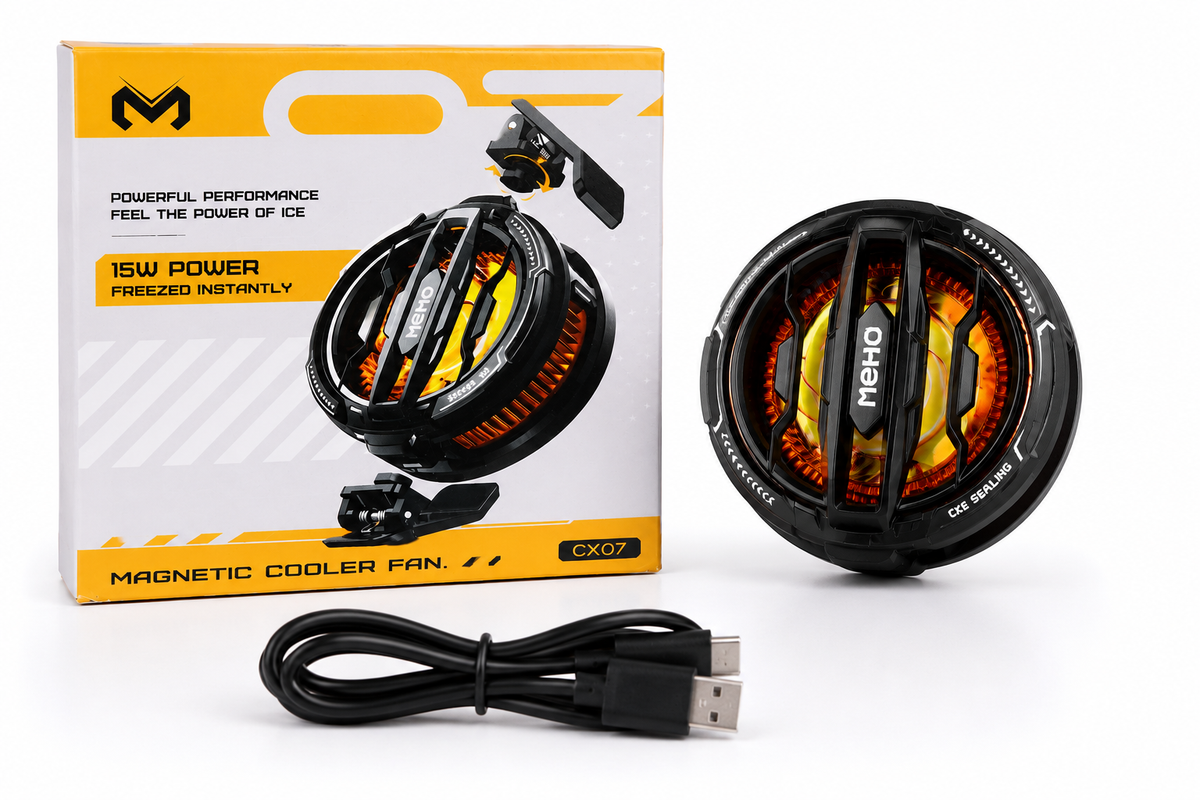 CX07 Magnetic & Back-Clip 2-in-1 Mobile Phone Game Cooler