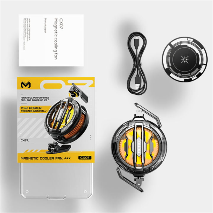 CX07 Magnetic & Back-Clip 2-in-1 Mobile Phone Game Cooler